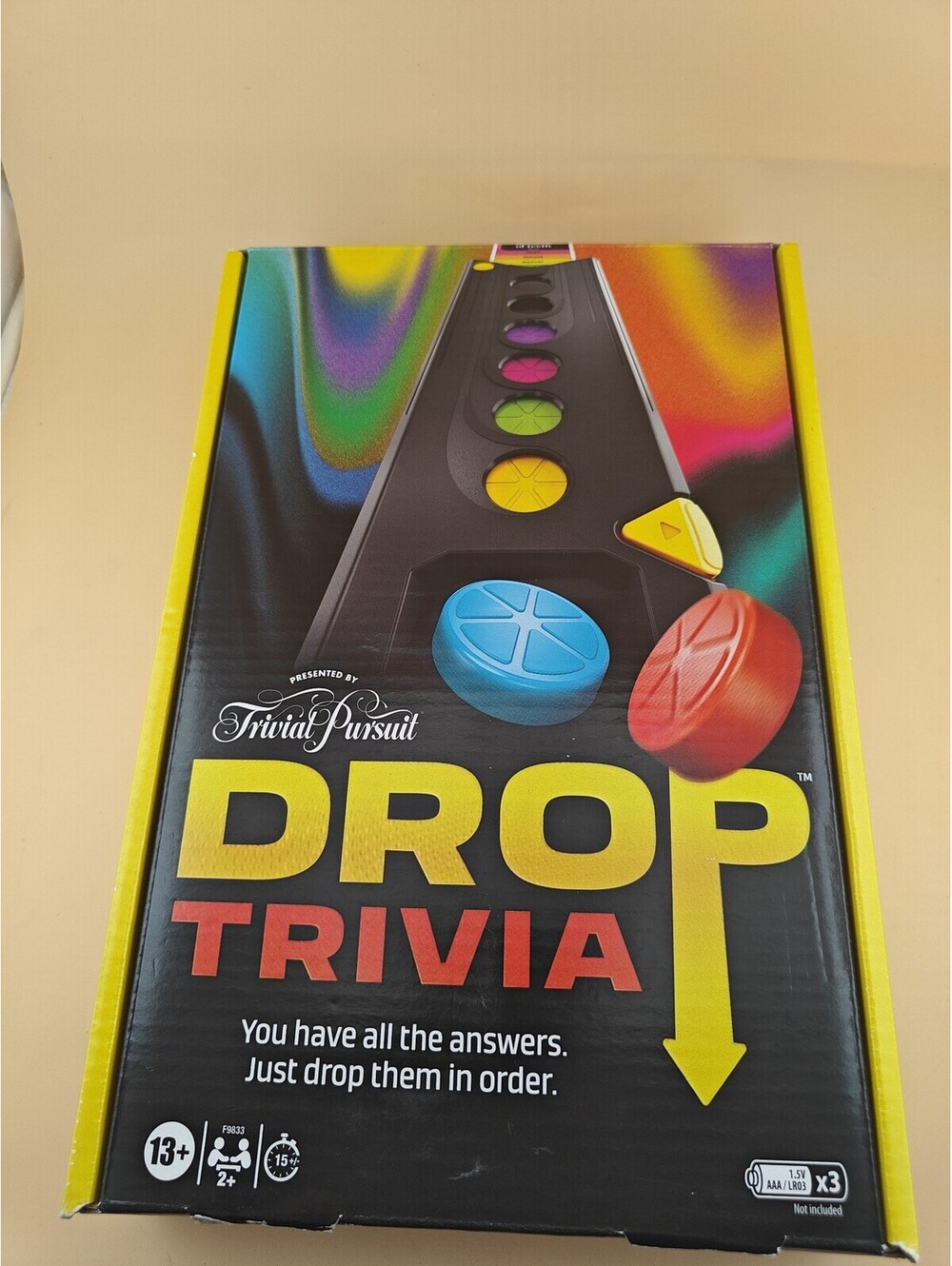 Drop Trivia Fast Party Game Electronic Game Show Style Teens Adults New